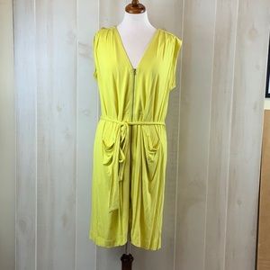 Bcbg yellow summer dress